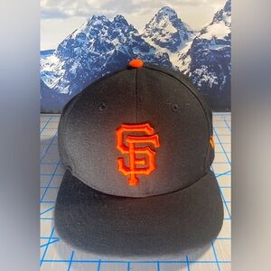 San Fransisco Giants New Era 7 5/8 Fitted Hat Baseball Cap MLB